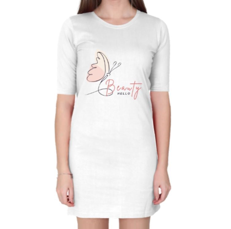 Hello Beauty Tshirt Dress