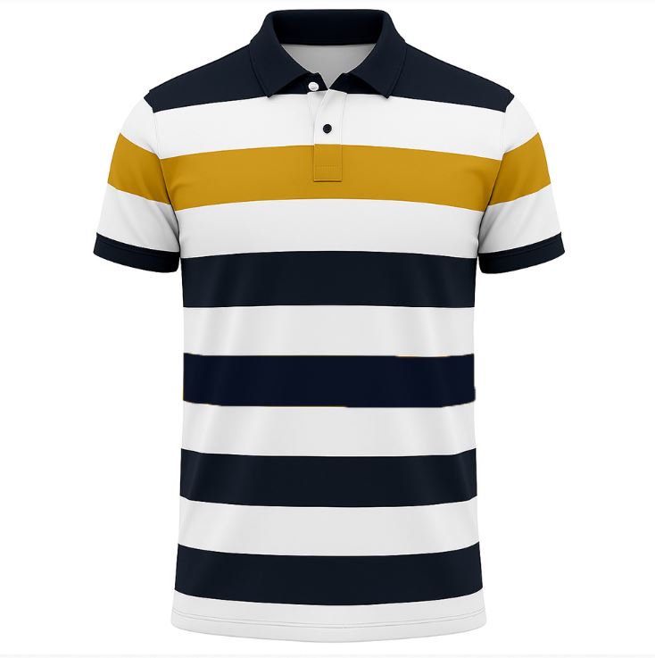 Stripe Polo T-shirt
